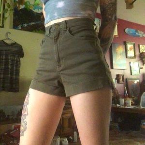 Green American apparel shorts 24/25